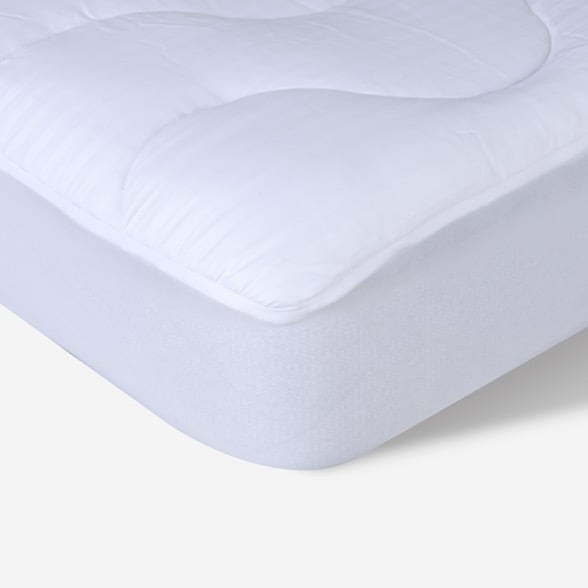 Comfort Poly-cotton Fitted Sheet Single/Queen/King Size Bed Pad Protector 